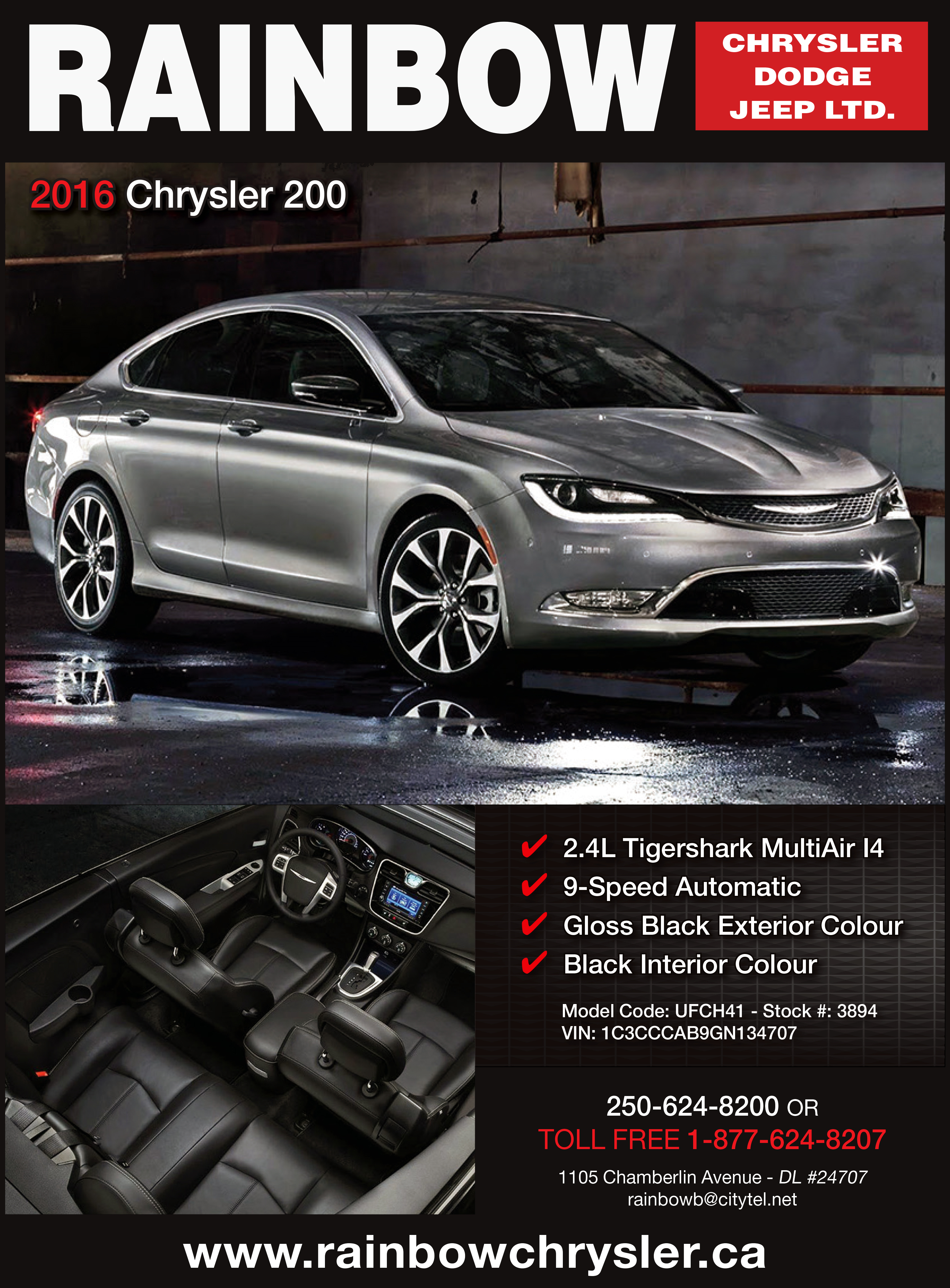 AD DESIGN - RAINBOW CHRYSLER 2017